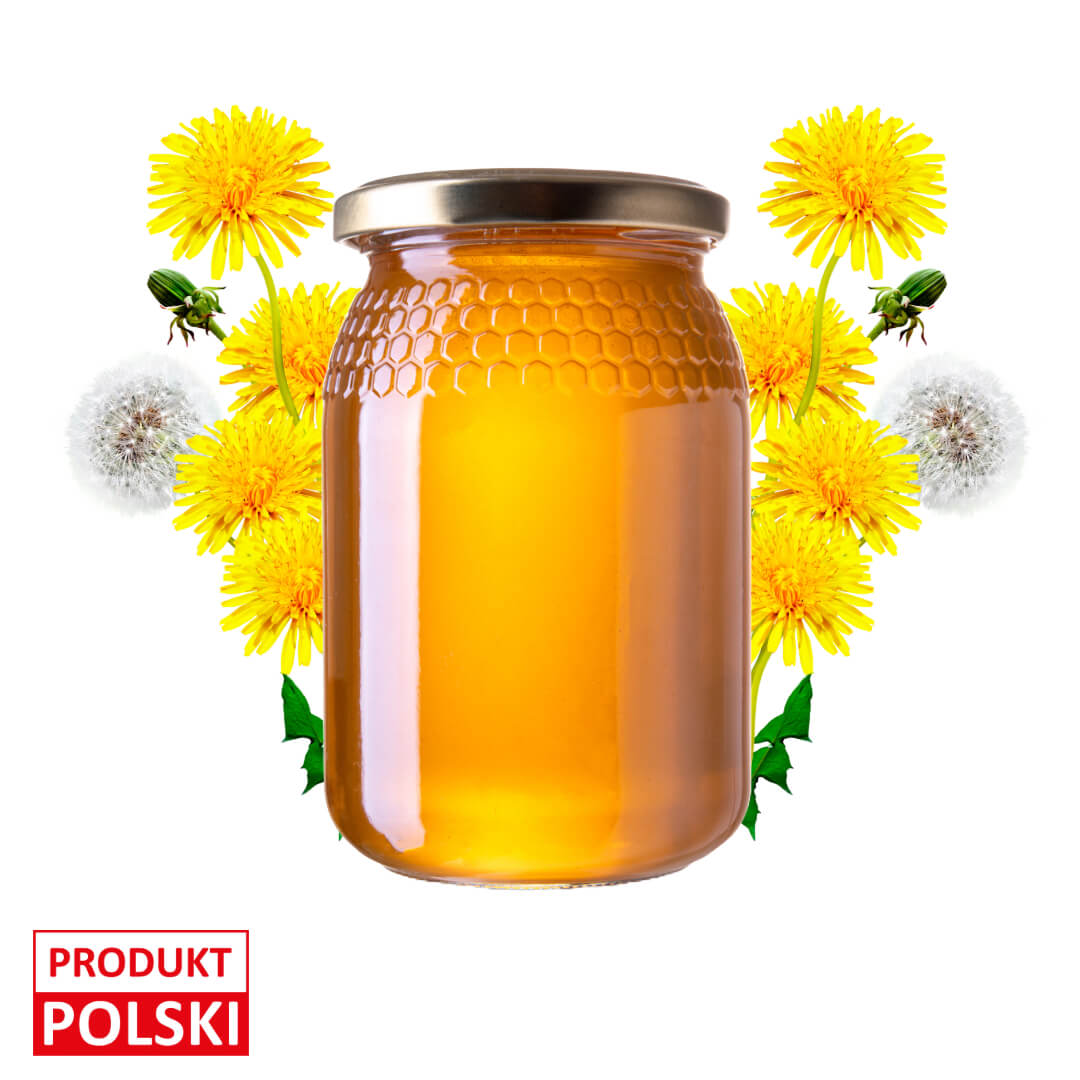 Miod mniszkowy. 59,00 zl/sloik